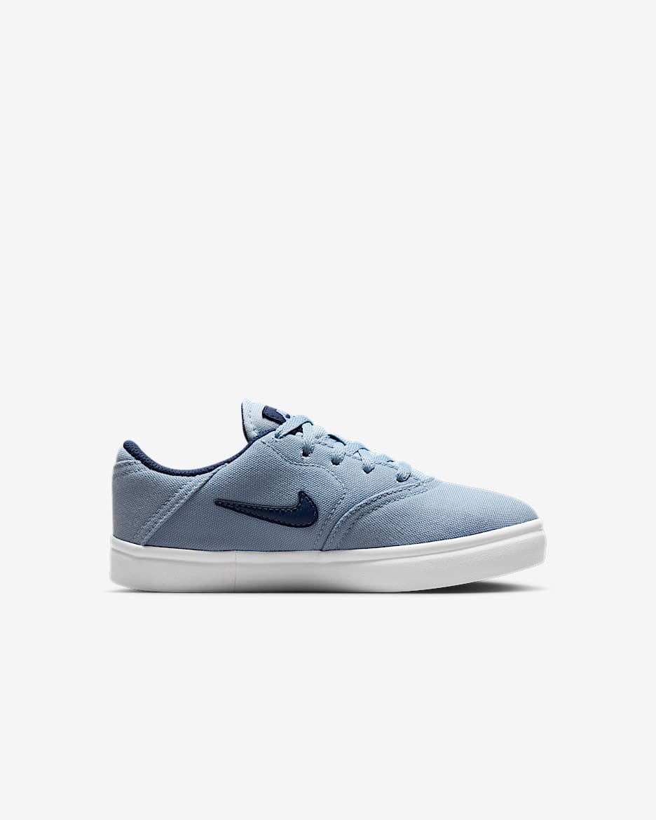 Nike SB Check Canvas Younger Kids Skate Shoes. Nike ID